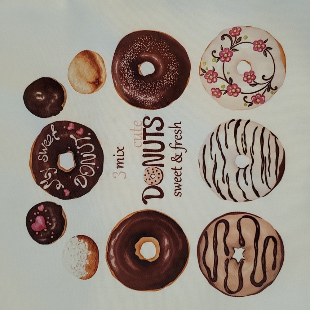 Sweet Treats Donuts Multipurpose tote bag for travel books beach vacation laptop - Picture 2 of 5